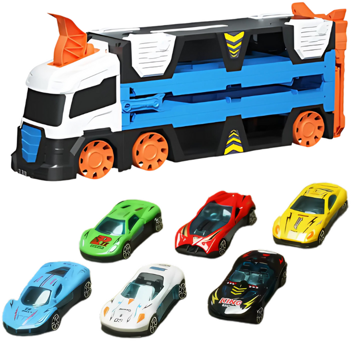 MechTrack - Versatile Transformer Truck with Race Track
