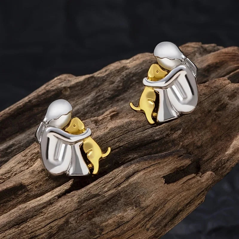 LoveWhisker - Earrings With Dog Icon