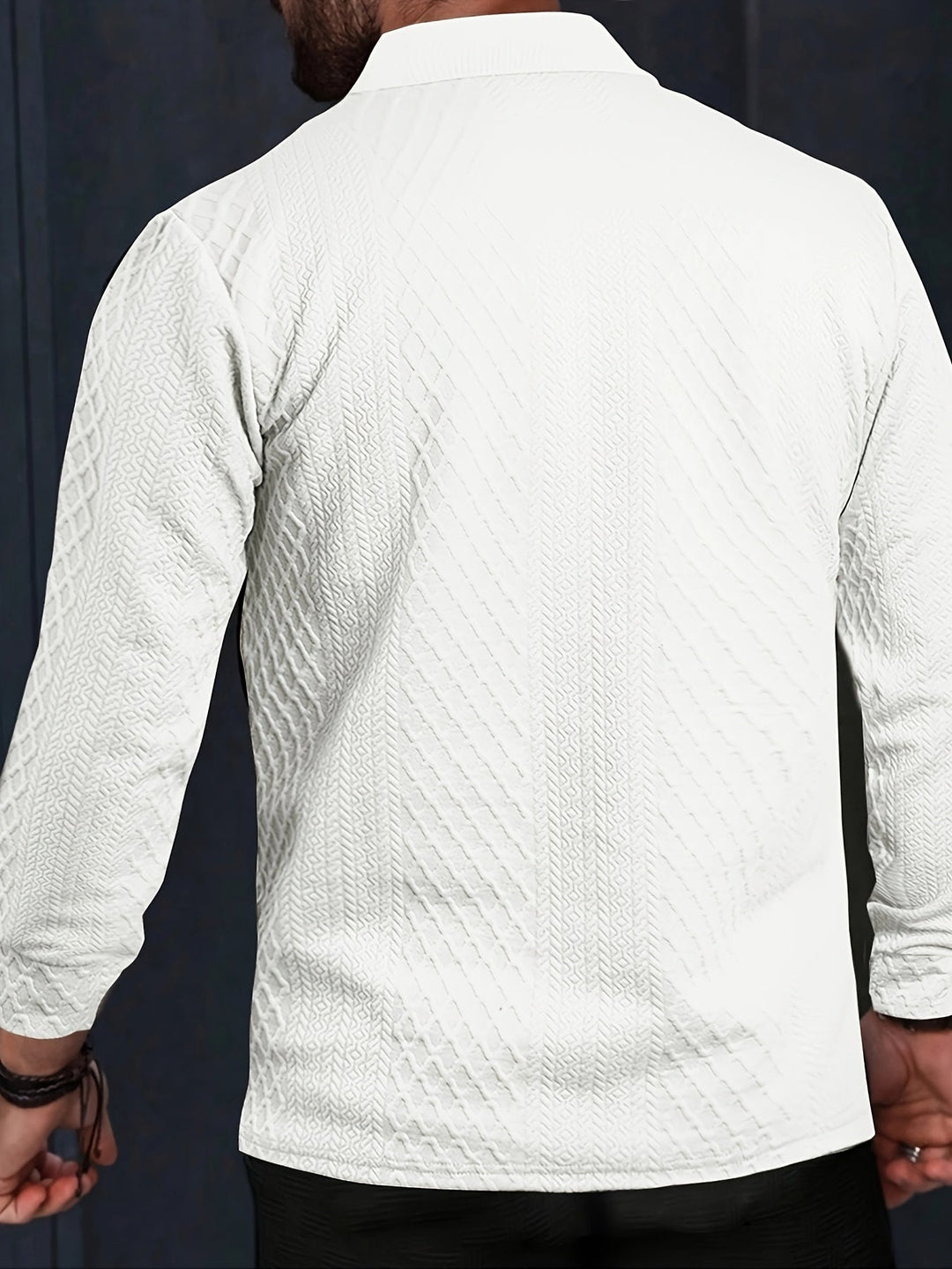 Liranda - Knitted Long Sleeve Shirt With Button