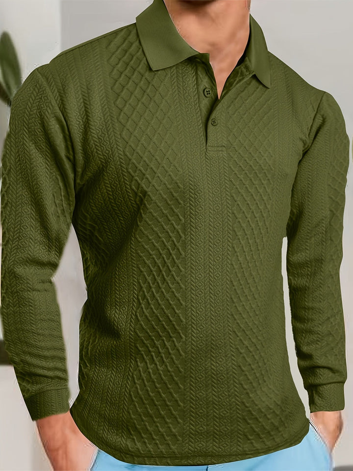 Liranda - Knitted Long Sleeve Shirt With Button